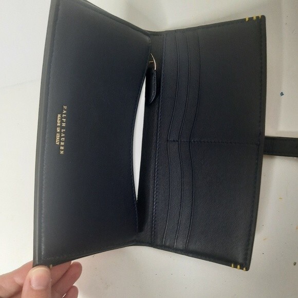 Ralph Lauren Collection Floral Multi Color French Wallet NWT - Picture 6 of 9